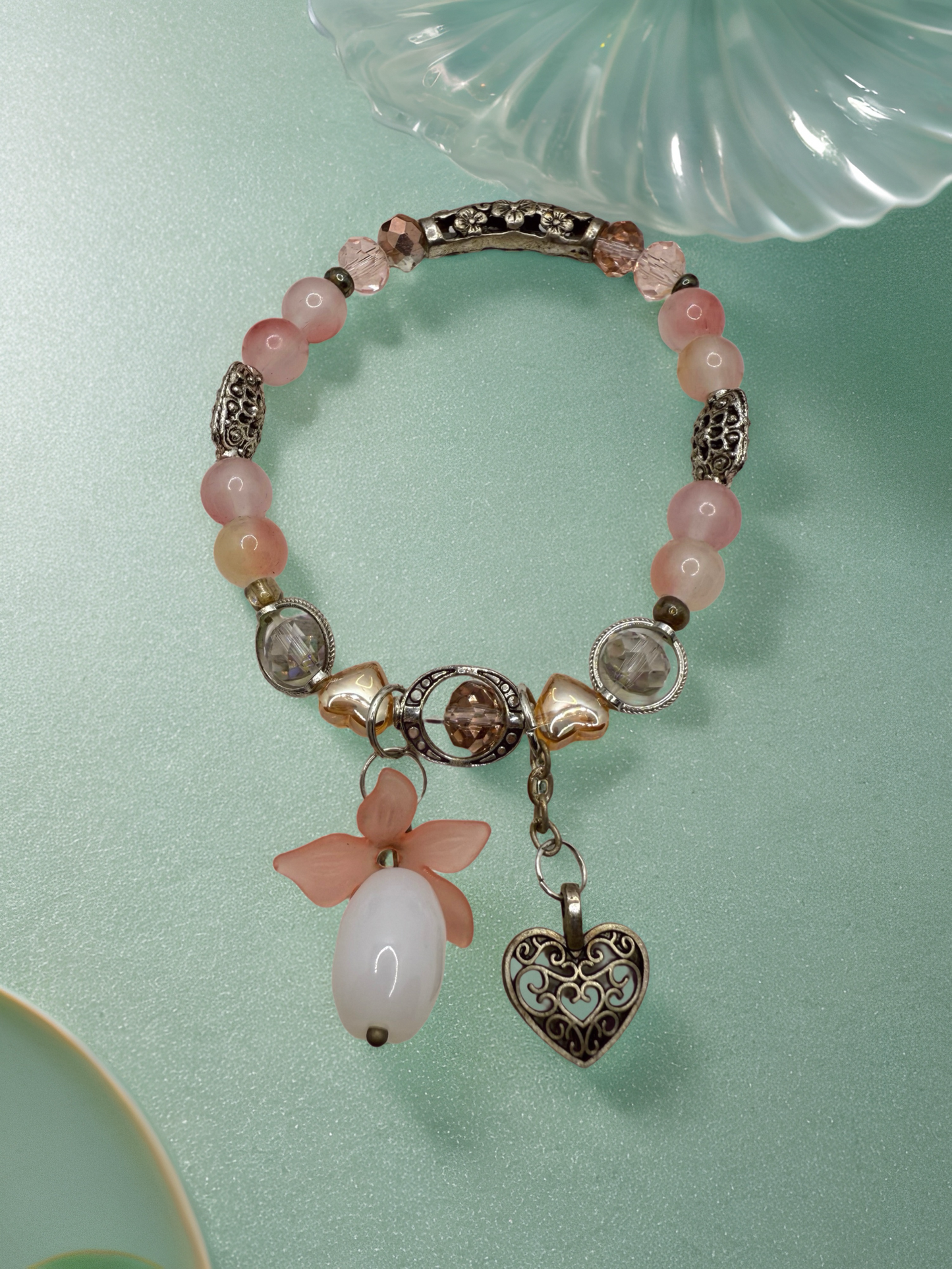 Nude Earthly tone Beaded Bracelet