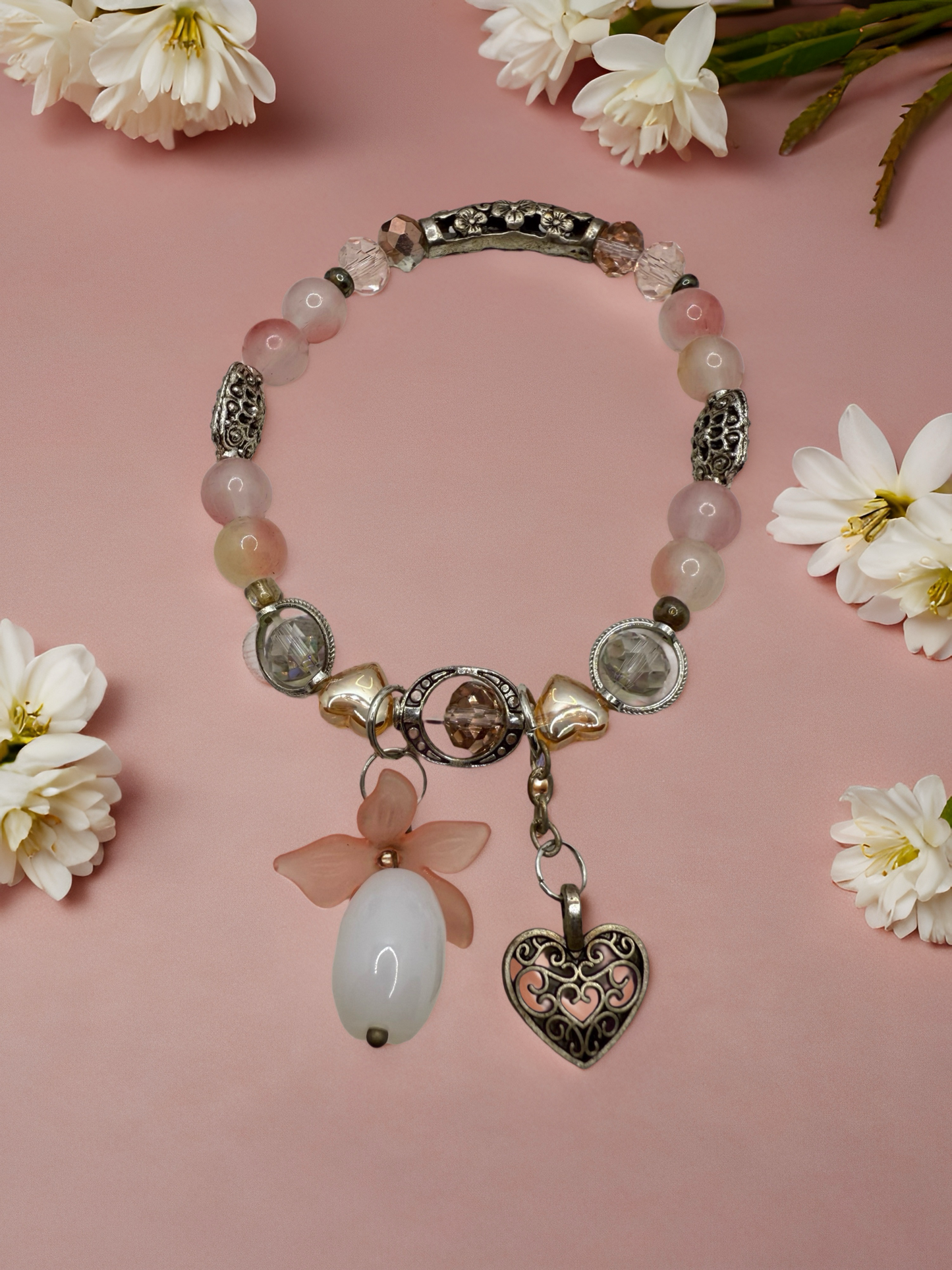 Nude Earthly tone Beaded Bracelet